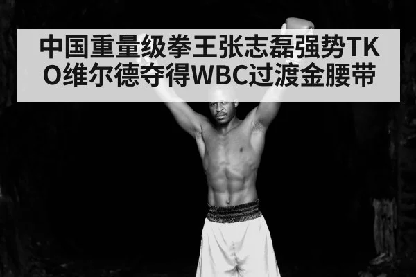中国重量级拳王张志磊强势TKO维尔德夺得WBC过渡金腰带